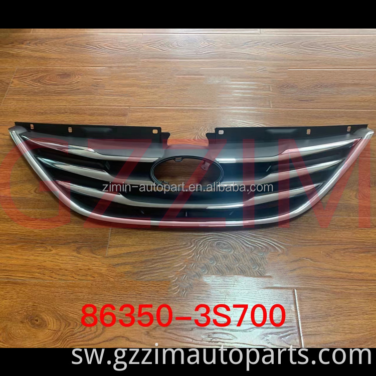 Mpya !!! Gari Front Grill Auto Front Grille Front Bumper Grille kwa 2013 Sonata 86350-3S700